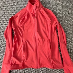 Lou & Grey Vibrant Coral Zip-Up Jacket